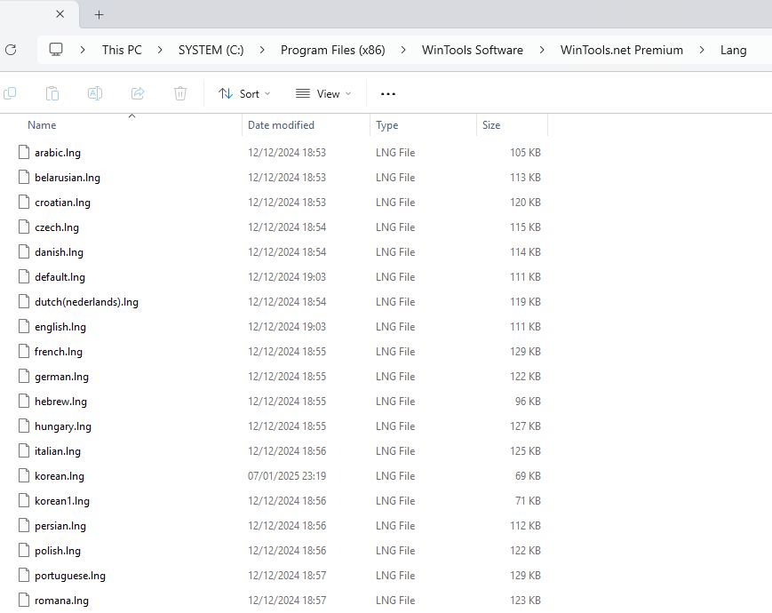 WinTools.one lng-files